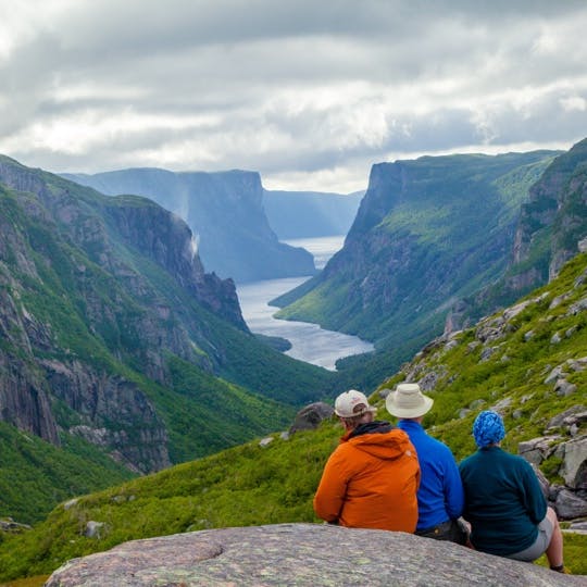 How you experience the Western Brook Pond is up to you. Step aboard a tour boat to travel through the fjord. Or if you’re feeling extra adventurous, hike up the eastern edge of the gulf.