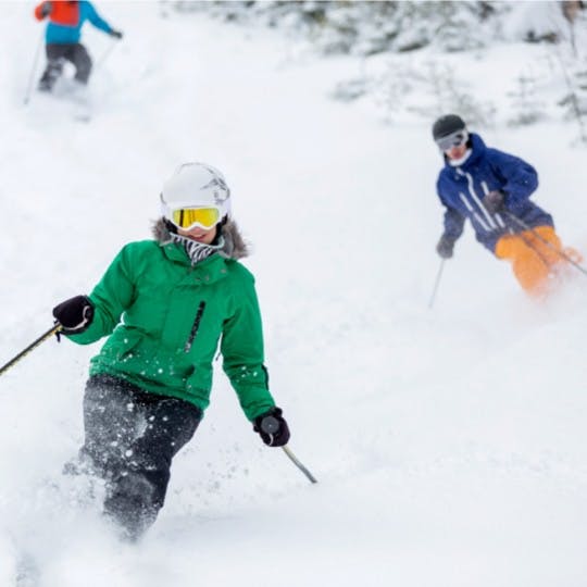 From 1,700-foot vertical drops at Marble Mountain, to big snow action in Labrador City Ski Hill, you’re never far from the glorious powder.