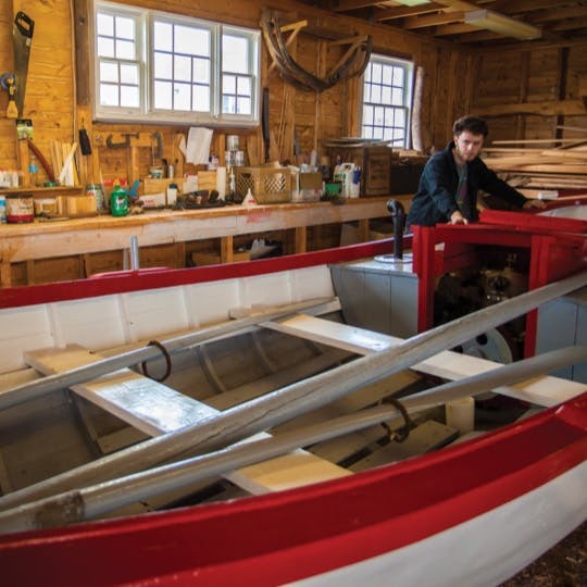 Along every coastline and in every inlet, cove, and bay, you'll find boats of all sizes, made by the very people who use them for fishing and recreation. These fine vessels are works of art, made with local wood, tools, and ingenuity.